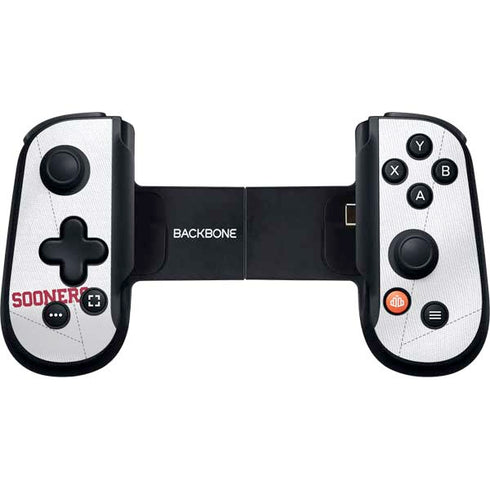 University of Oklahoma White Jersey Backbone One for iPhone Game Controller Skin